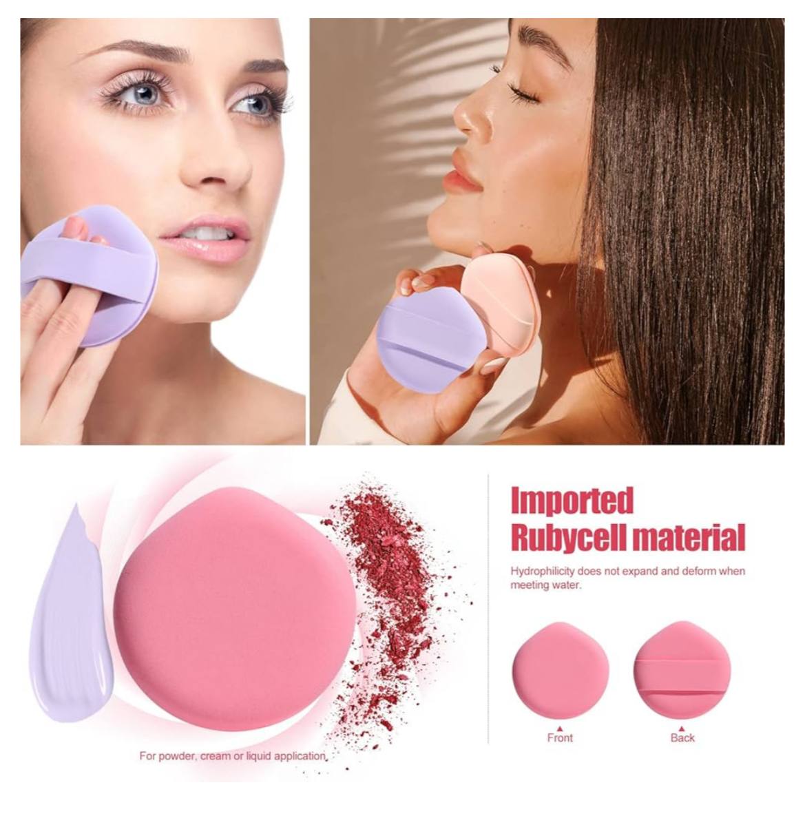 Dúo esponja triangular de tela - foto 1